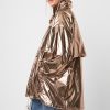 French Connection Clara Windbreaker Foil Jacket