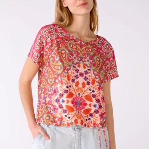 oui blouse top silky touch