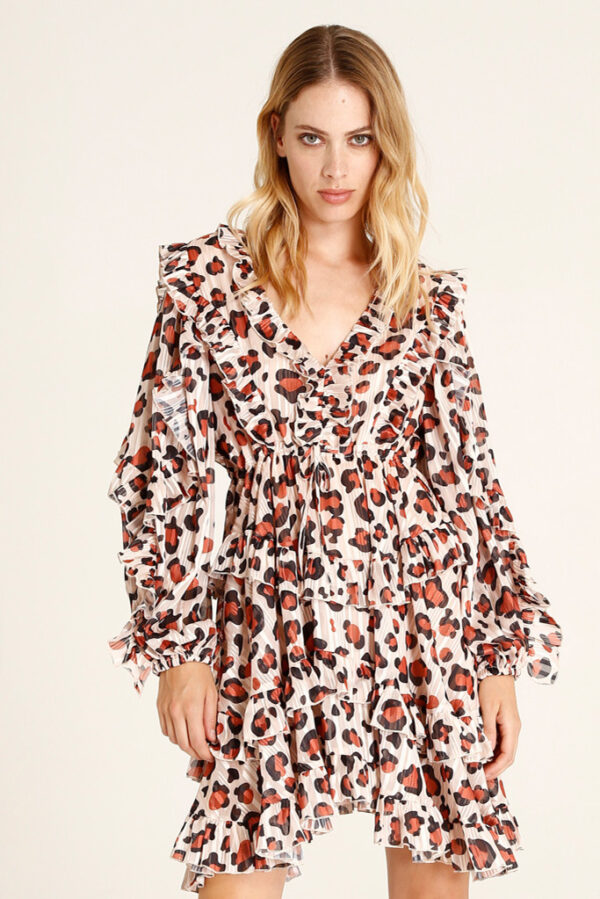 goa goa leopard print dress